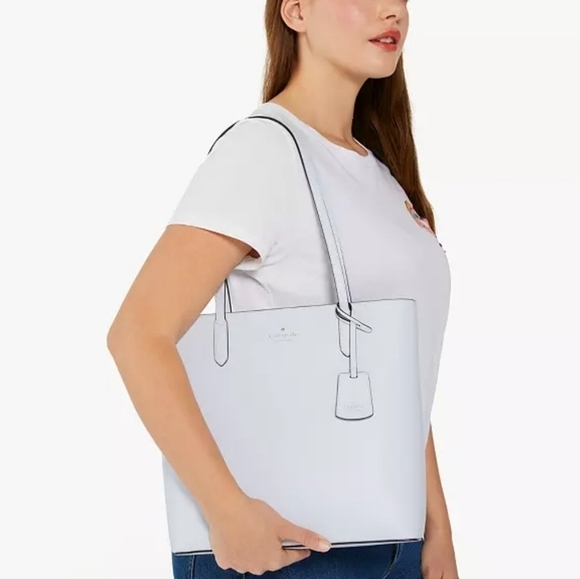 Kate Spade Brynn Tote Bag with Matchung Staci Zip Wallet in Pale Sapphirine NWT - Picture 10 of 16